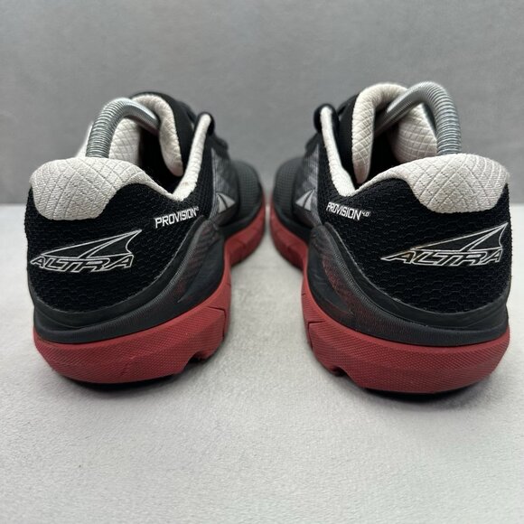 Mens Size 9.5 Altra Provision 4 Shoes Black / Red Running Athletic FootShape - Picture 4 of 8